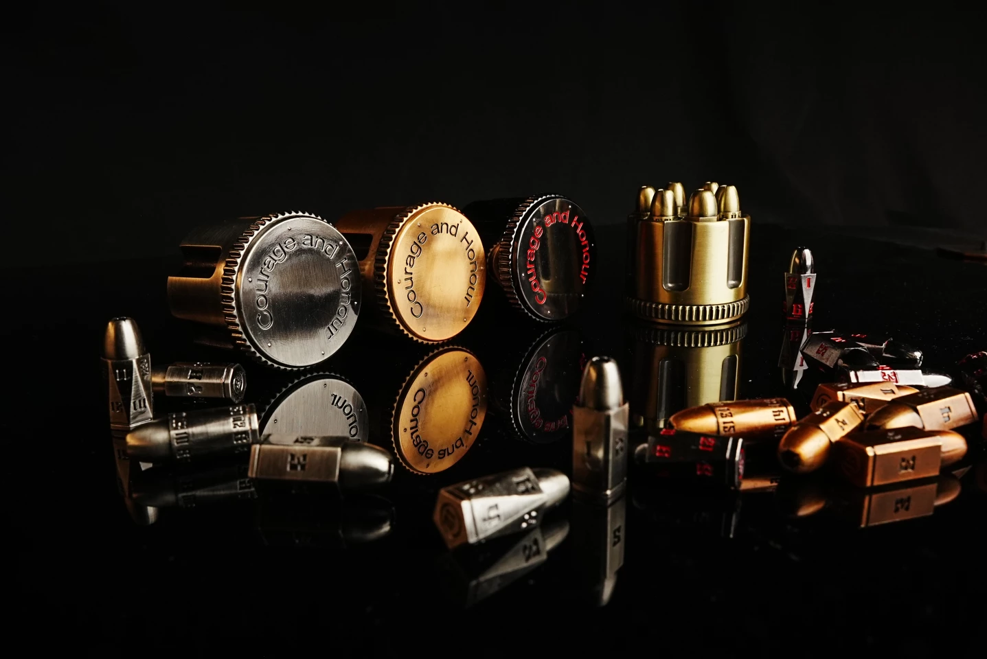 Four finishes lets you choose your shade of tabletop weaponry