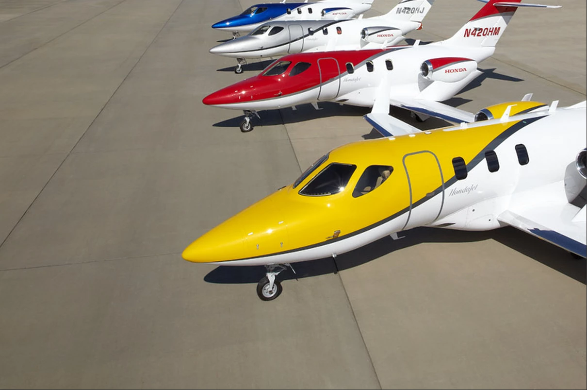 HondaJets on the ground