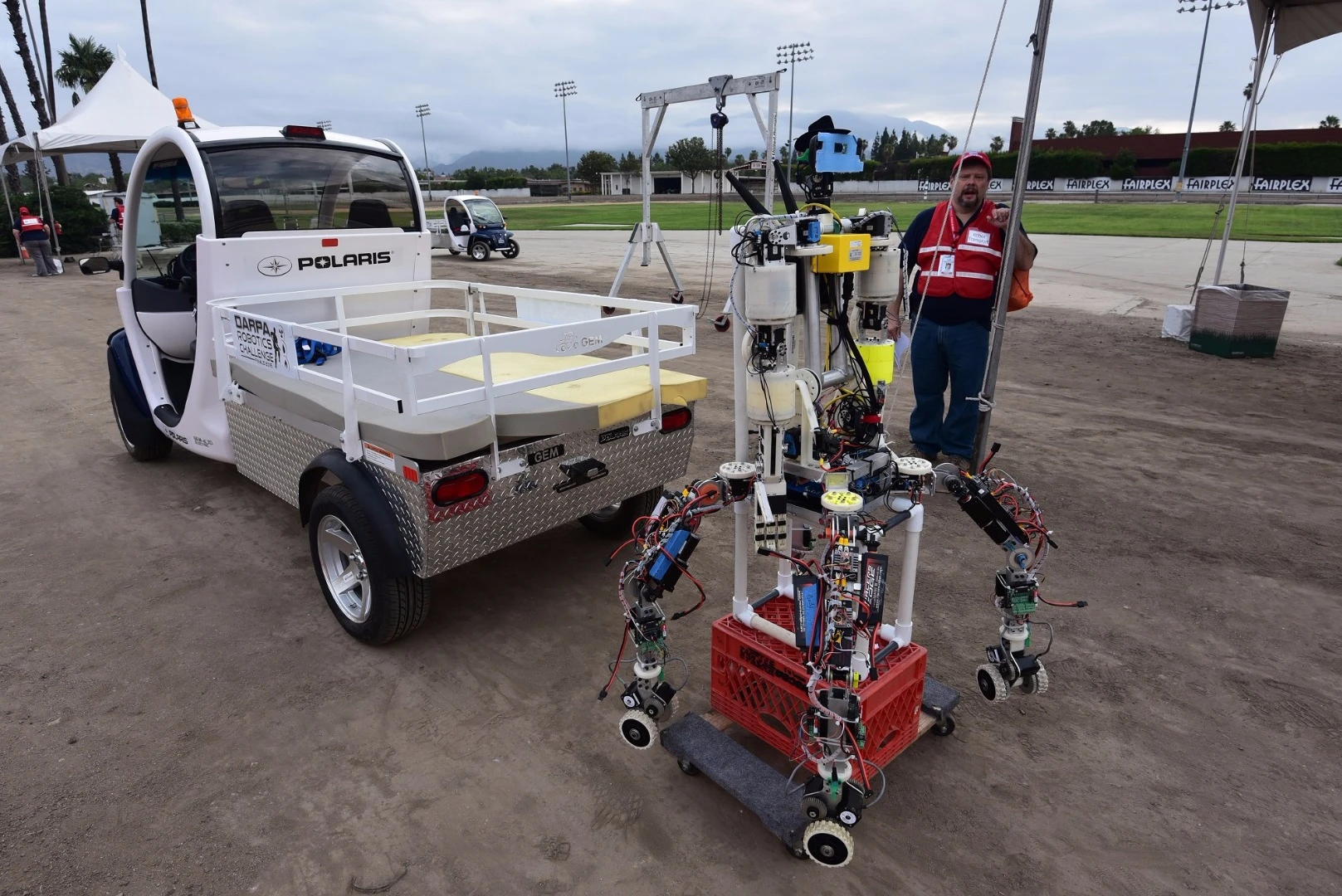 Setting up robot Grit