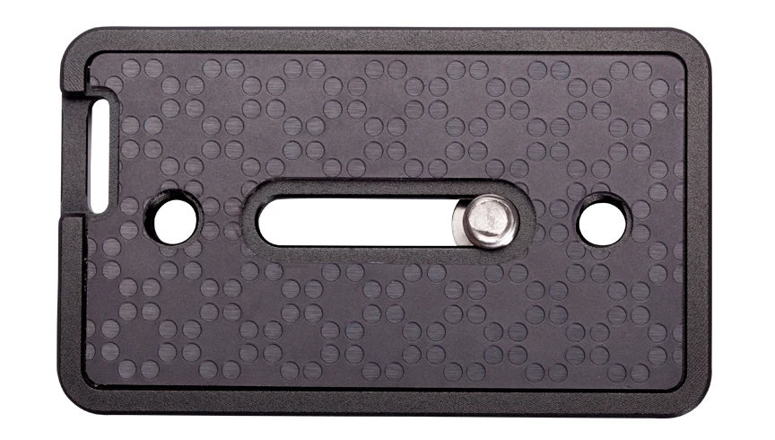 The Joby UltraPlate measures 2.8 x 1.7 x 0.5 inches and weighs 1.65 oz