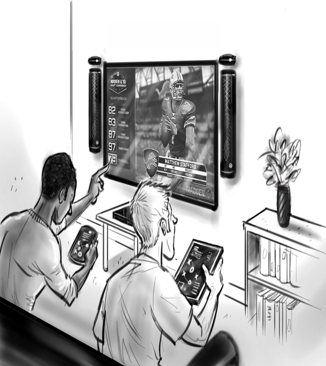 A series of software upgrades would allow media to be streamed to any smart device from the Xbox, so a user could start playing a game or movie on a TV, move it to a tablet or phone, and then continue playing