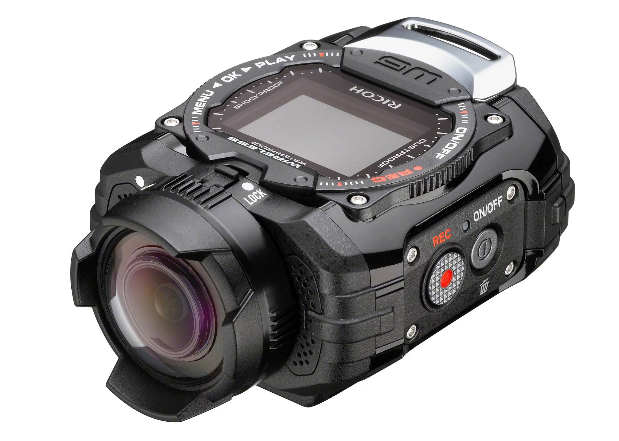 The Ricoh WG-M1 will be available in orange or black