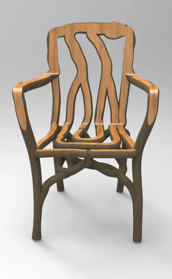 The face of the wood is planed and smoothed to provide a comfortable, flat surface