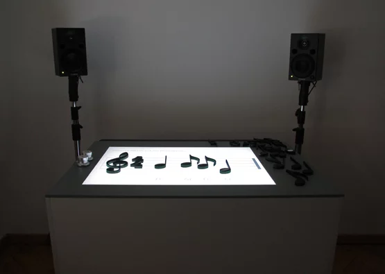 The Noteput interactive music table