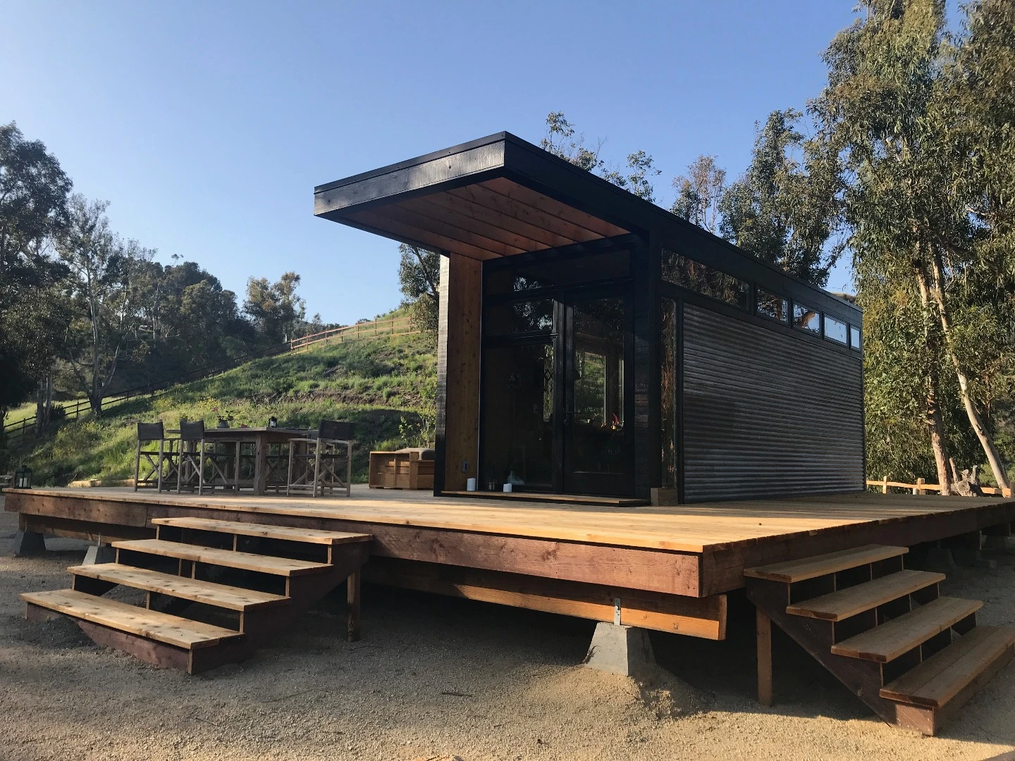 When children’s author Cornelia Funke approached David Latimer to build her a new writing studio and guesthouse, it would require a little departure from his previous work as lead designer of Tennessee’s New Frontier Tiny Homes