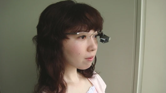 The Tele Scouter prototype wearable retinal display