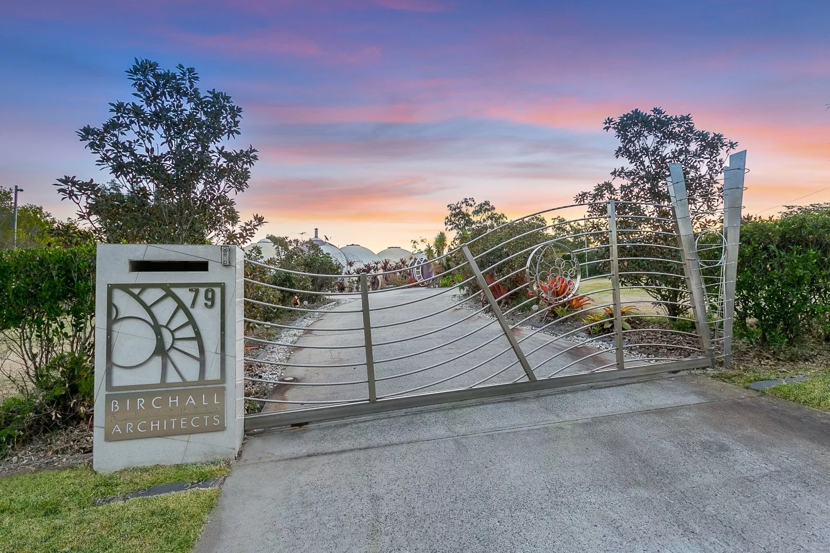 The front gate gives you your first sense that things are about to get interesting