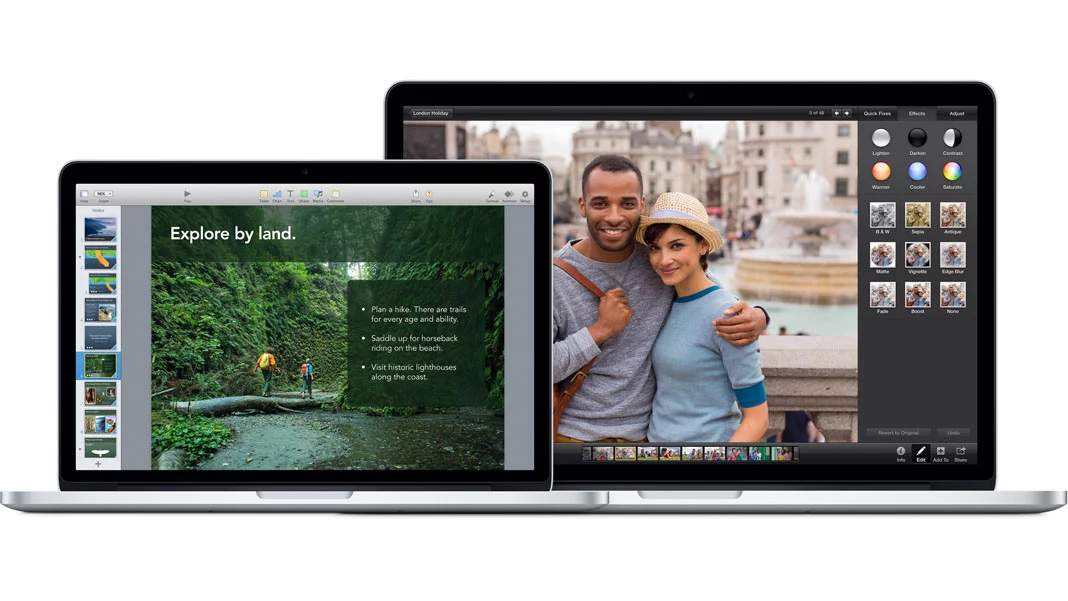 The upgrades are all performance-related, as the new models still have the same exterior and sharp displays