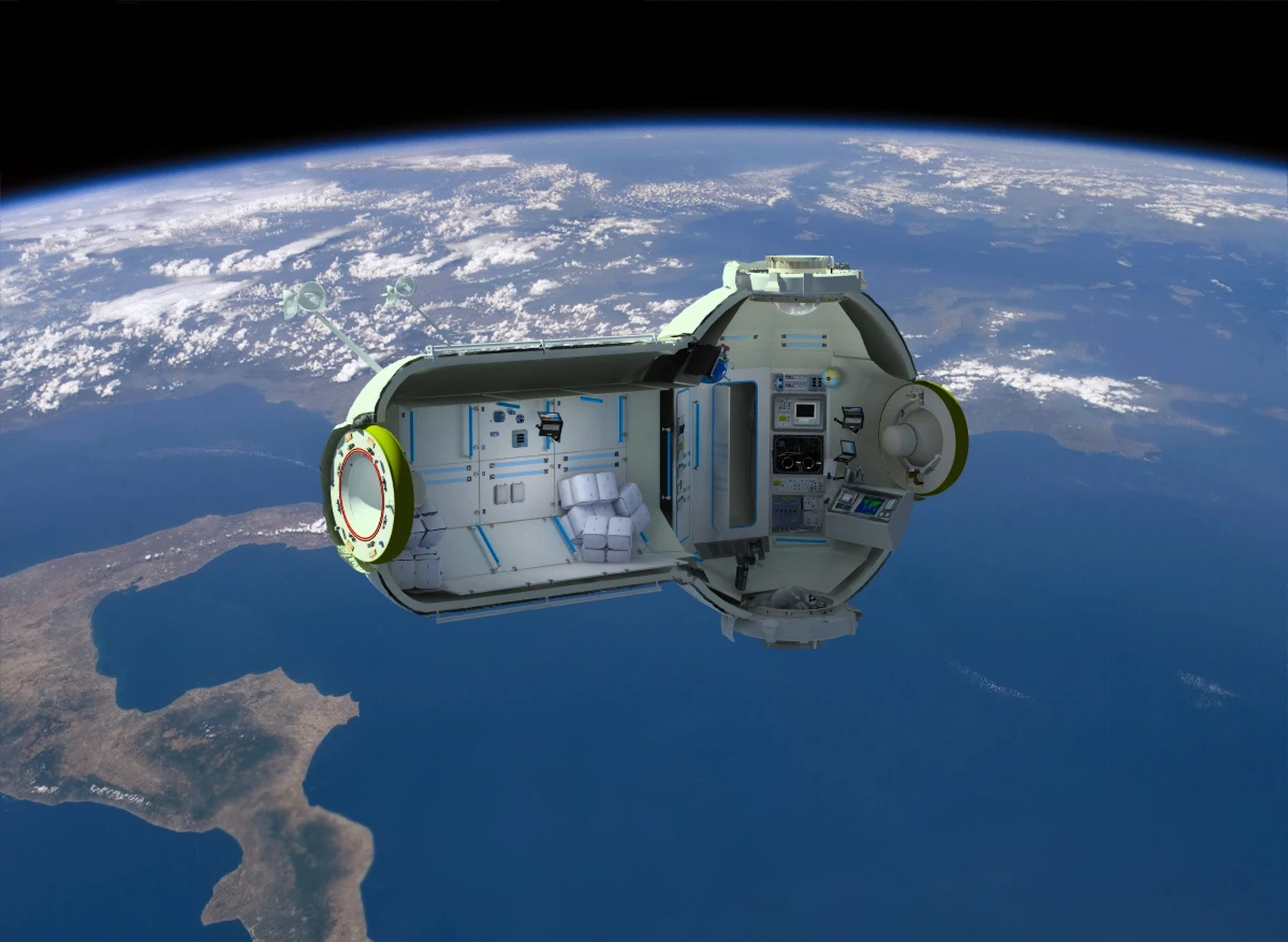 The Commercial Space Station In Section