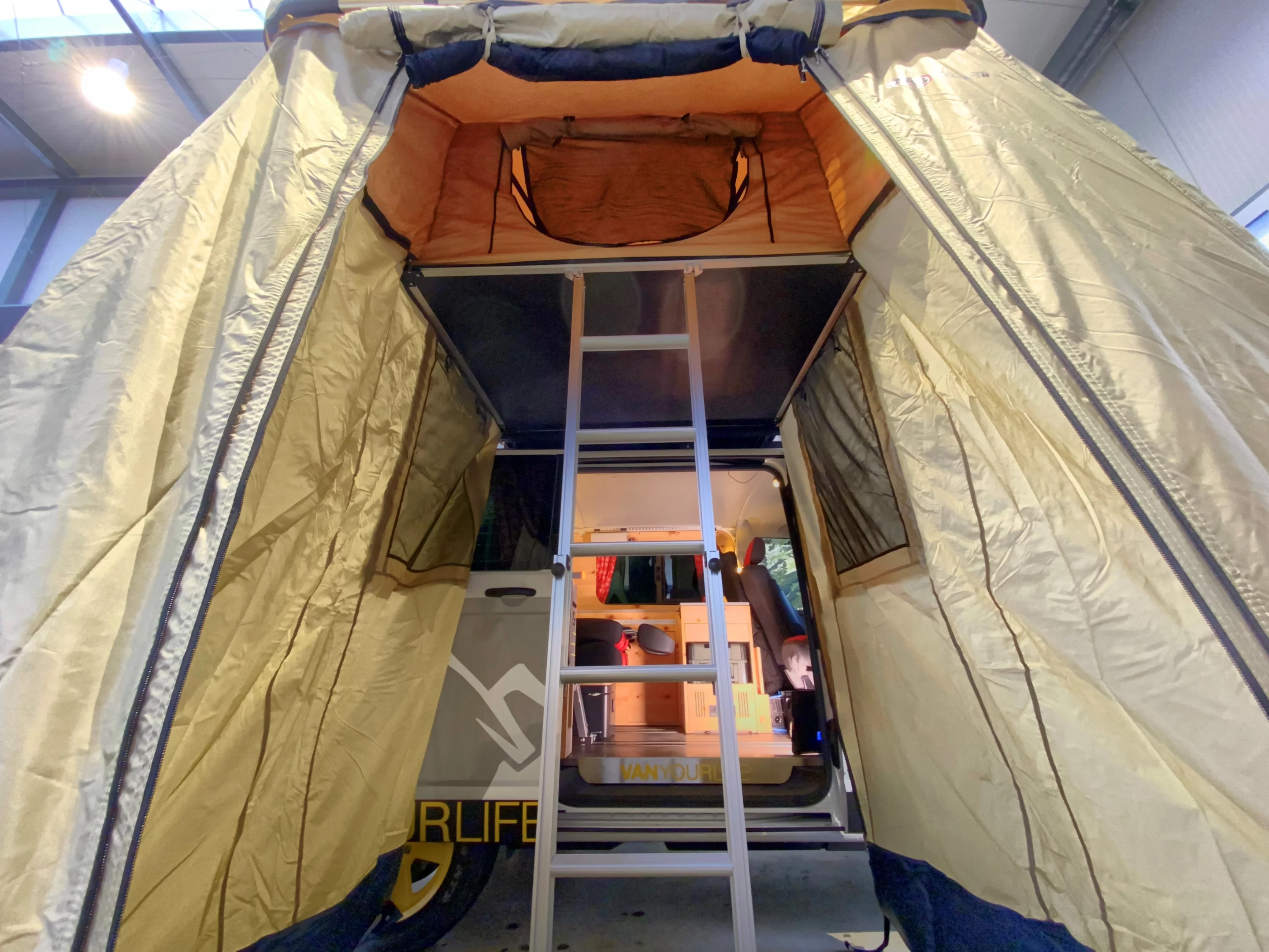 Available roof-top tent with annex