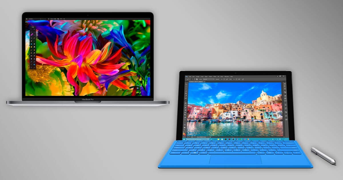 13 Inch Macbook Pro 16 Vs Microsoft Surface Pro 4