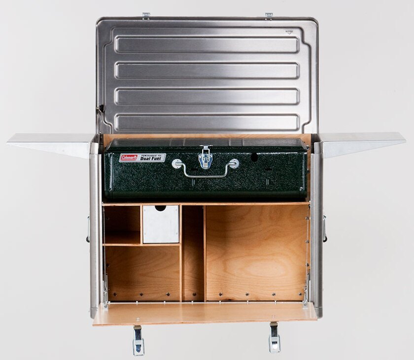 The Coleman stove version of the Field Kitchen (Photo: Kanz Outdoors)