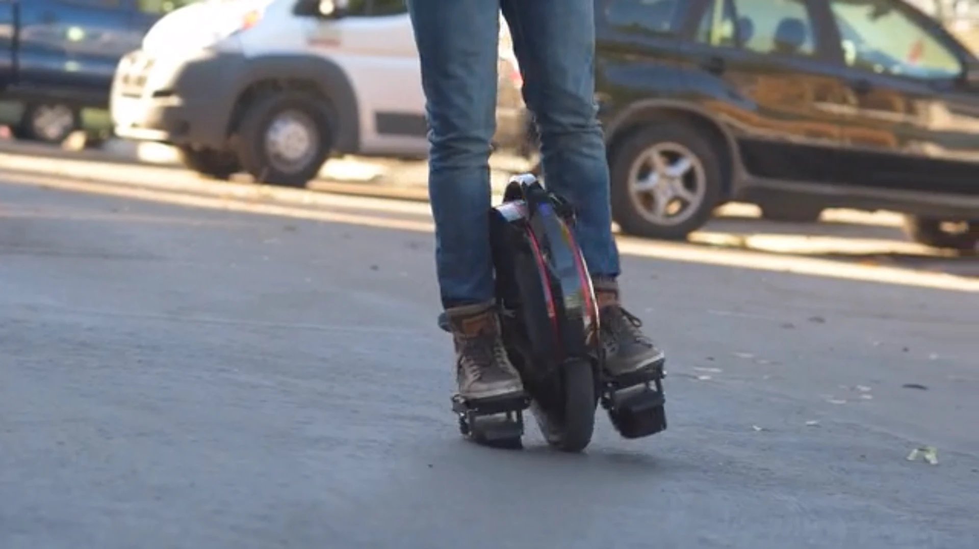 Solowheel makes a very pleasing swooshing noise as you ride by