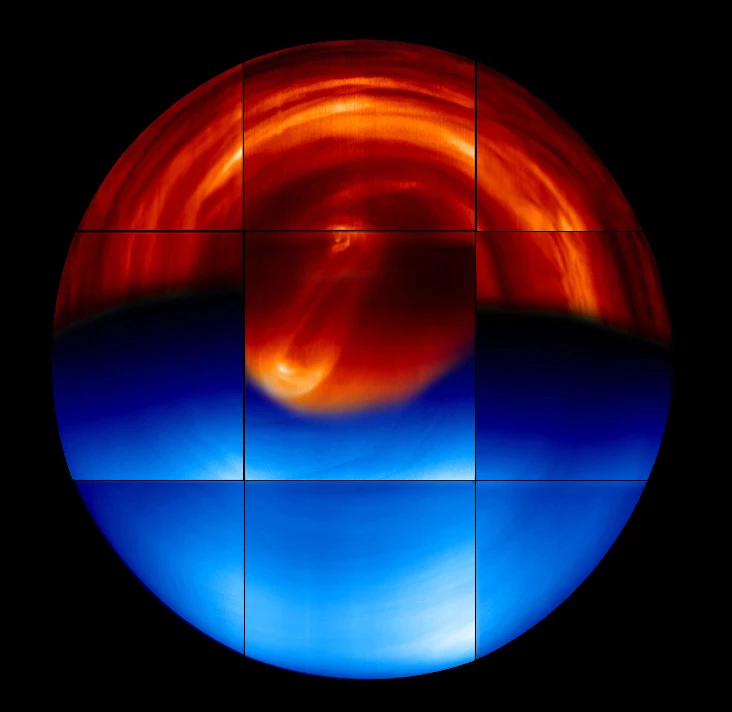 Southern hemisphere of Venus (Image: ESA)