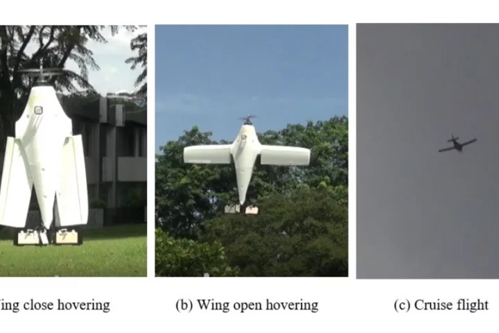 The U-Lion in its various flight modes