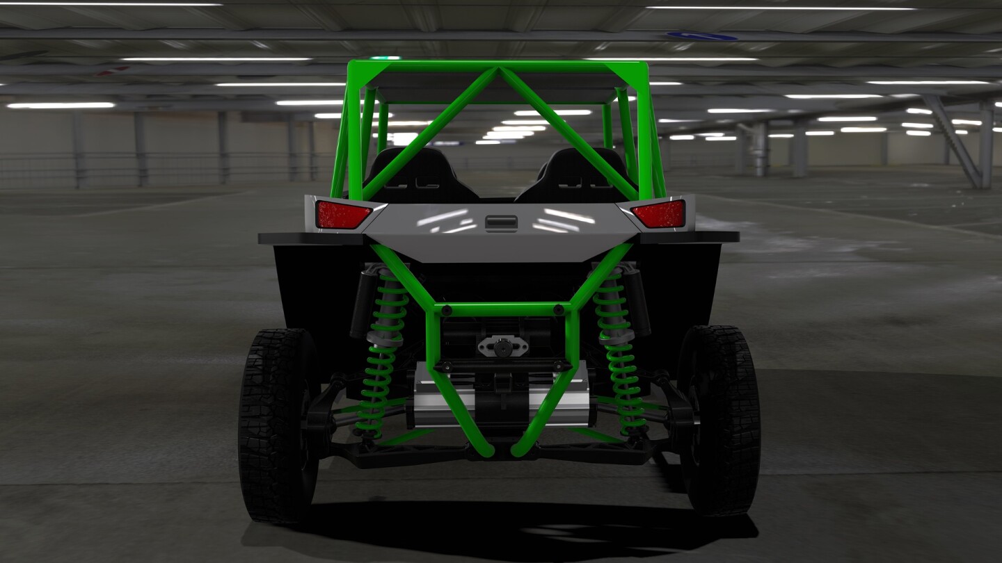 The Zero has a special rear-wheel steering system