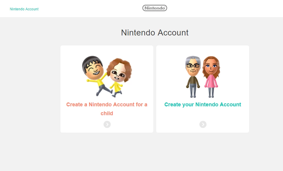 Your Switch will prompt you to set up a Nintendo account on a computer or mobile device