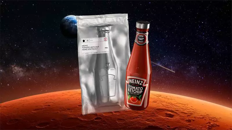 The prototype Mars ketchup