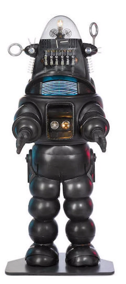 Robby the Robot is made of vacuum form plastic