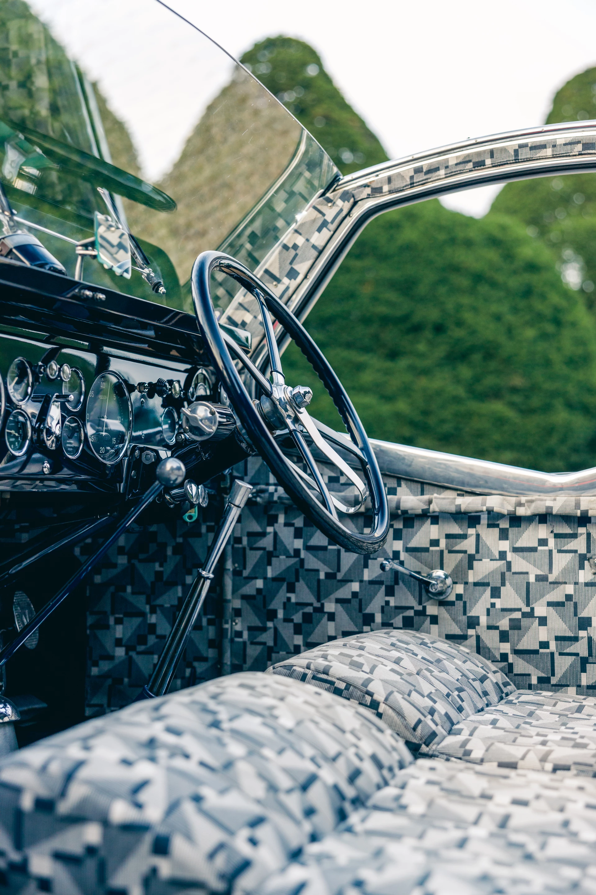 The winner of Best of Show at the 2021 Concours of Elegance, the 1934 Voisin Type C27 Aérosport Coupe from the Collection of Merle and Peter Mullin