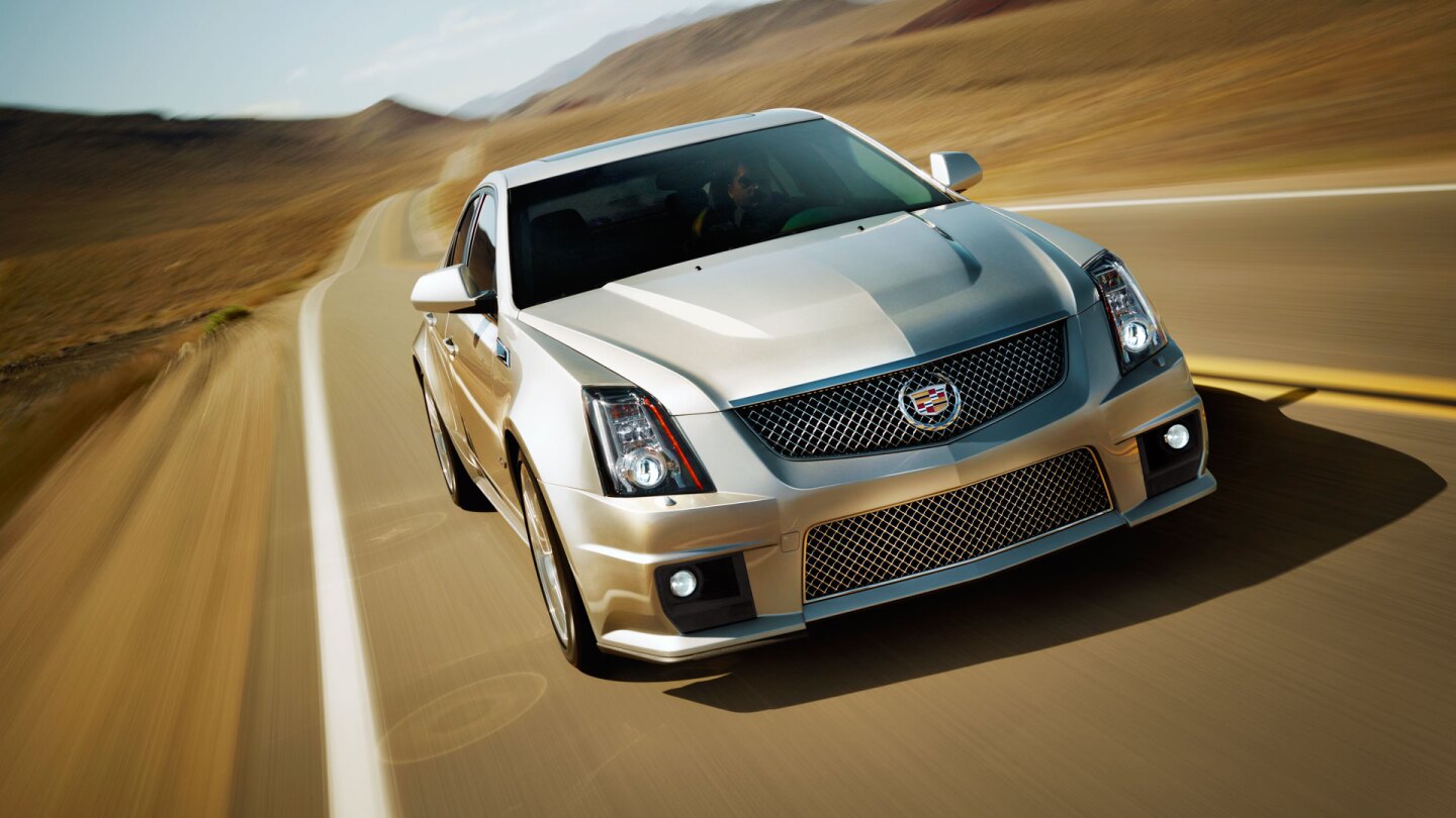 The 2012 Cadillac CTS-V.