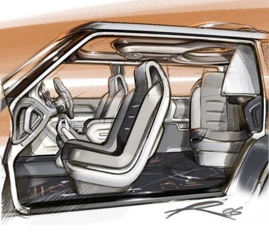 Our initial article on the terranaut featured these design sketches from Nissan Design Europe