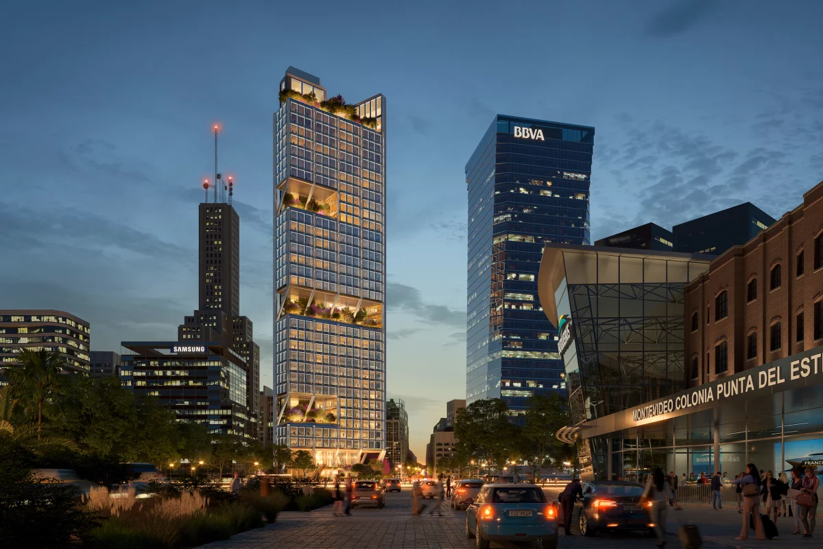 Avenida Cordoba 120 will rise to a height of 35 stories in Buenos Aires, Argentina