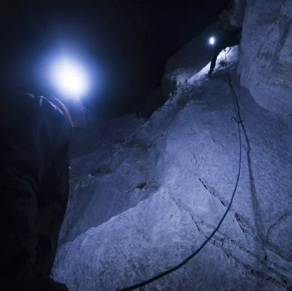 The One80 is designed for nighttime outdoor and adventure activities like hiking, running, climbing and more