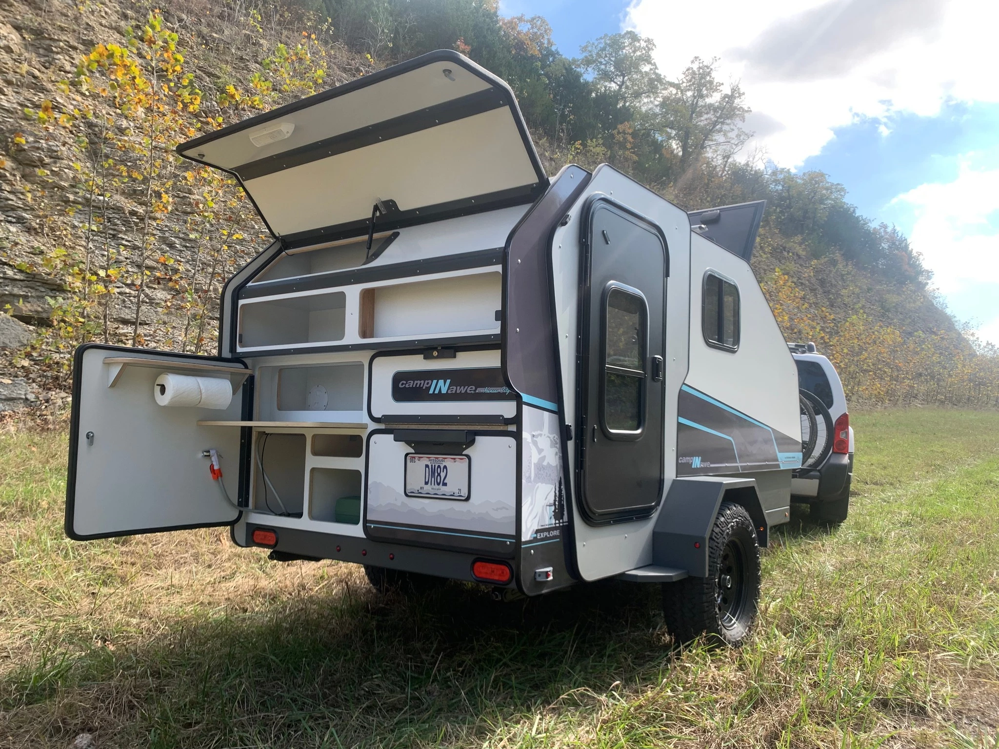 Everything has its place in the Campinawe galley