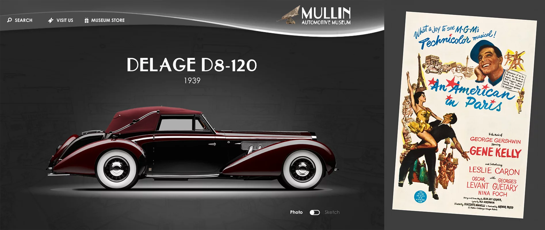 Under Mullin's custodianship, this 1939 Delage D8-120 Cabriolet has subsequently won many awards at concours events stretching from Italy to India, and it most recently fronted the judging panel at 2018 Concorso d'Eleganza Villa d'Este 2018 (pictured above), where it featured in the movie car class alongside James Bond's Aston martin DB5 from Goldfinger. You can find more images of the car in our coverage of that event, entitled The spectacular winning cars of Concorso d'Eleganza Villa d'Este 2018. The Delage is now one of the star exhibits at the Mullin Automotive Museum in California.