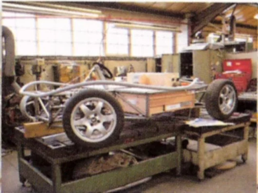 The Zooop takes shape in the garage of the Courrèges home