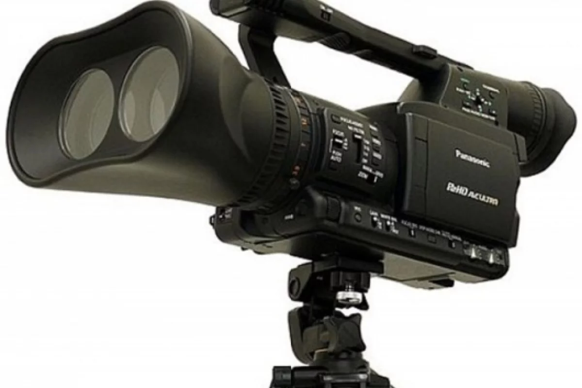 A conceptual model of the proposed Panasonic P2 3D camera