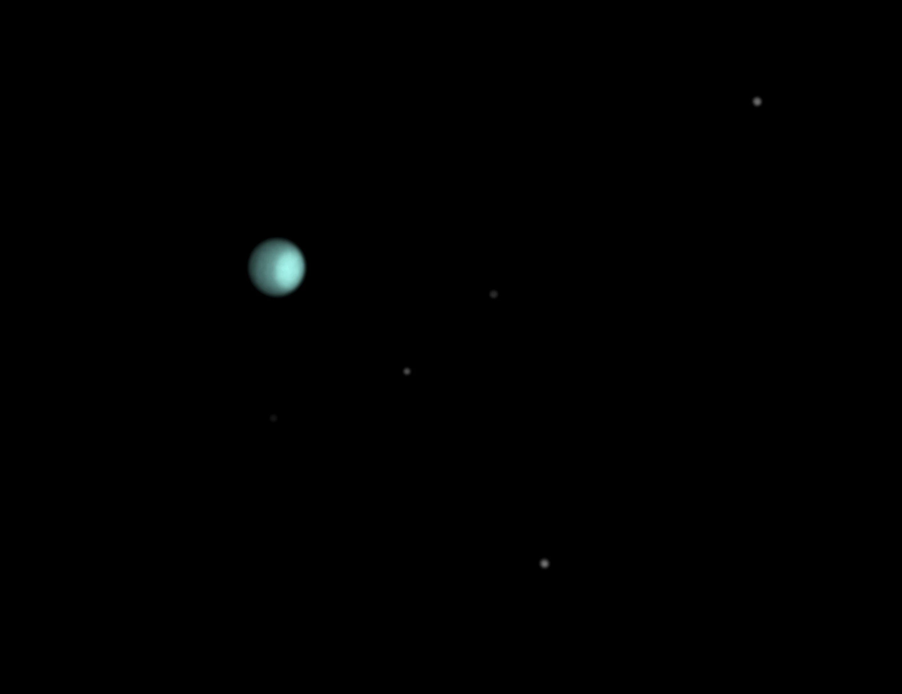 Runner Up - Planets, Comets and Asteroids. In the Outer Reaches. Uranus