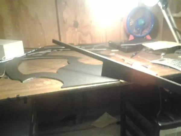 Foam stencil of the components makes for easy reproduction