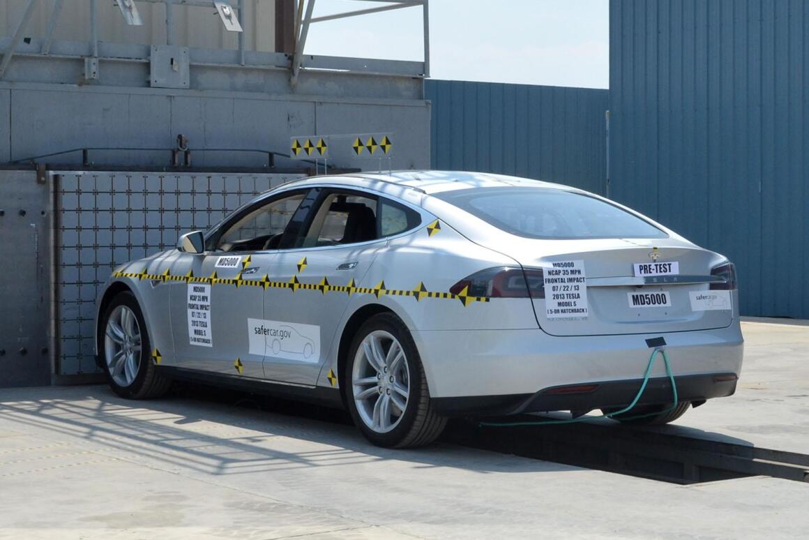 Tesla Model S Receives Top Marks In Nhtsa Safety Testing