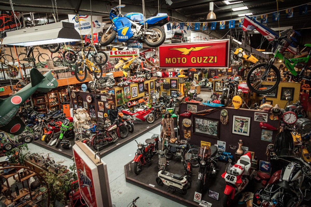 Antique motorcycles - a fascinating place to enjoy John Gee's considerable collection