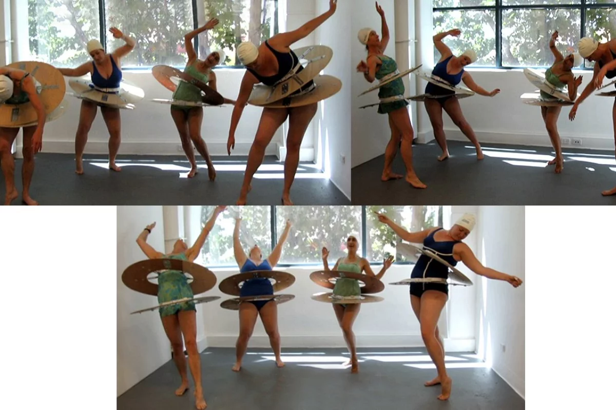 Danielle Wilde has created what she calls the most undignified musical instrument ever - when a user bends or stretches into certain positions, the hipDisk generates musical notes (Photo: D Wilde)