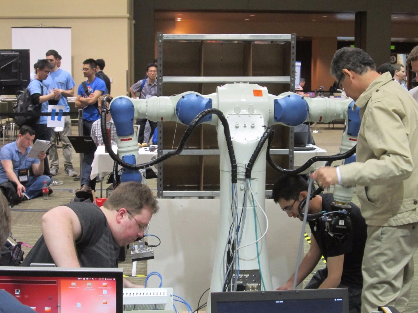 The Amazon Picking Challenge used autonomous robots
