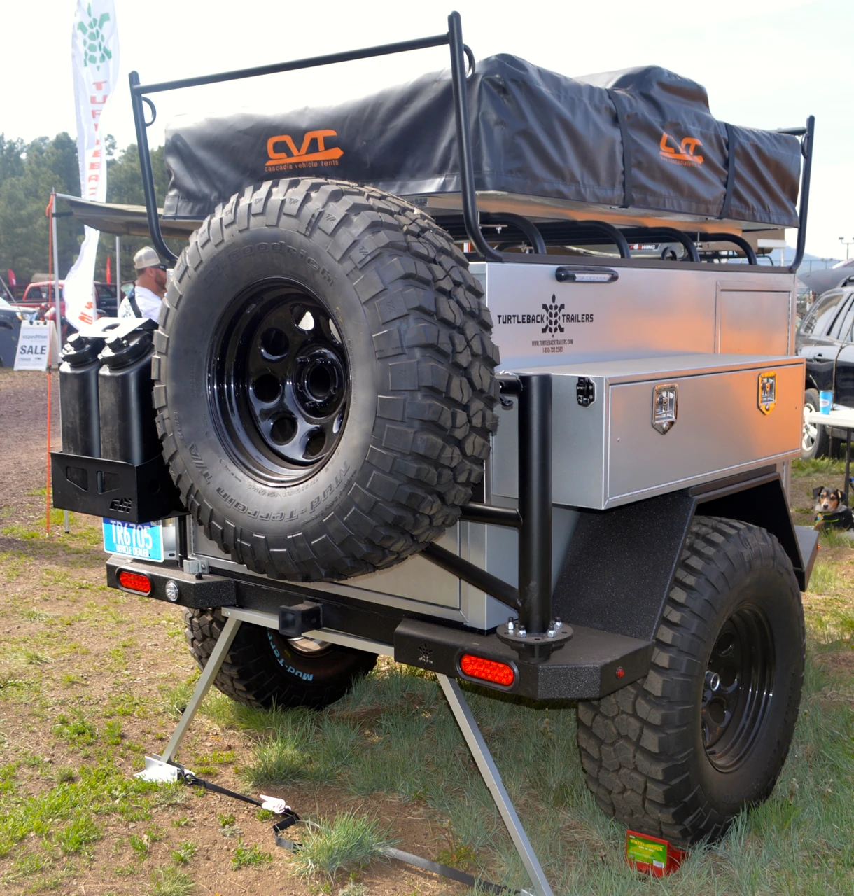 The Turtleback Trailer at Overland Expo 2014
