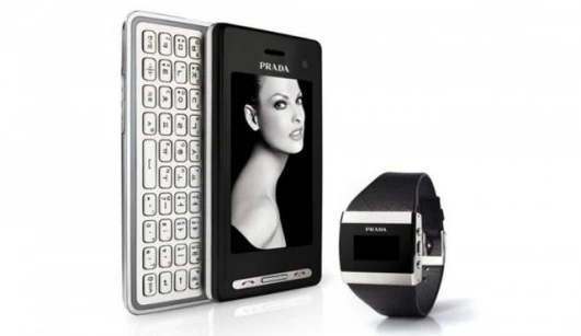 The updated Prada phone with new Prada Link watch for the fashion-conscious