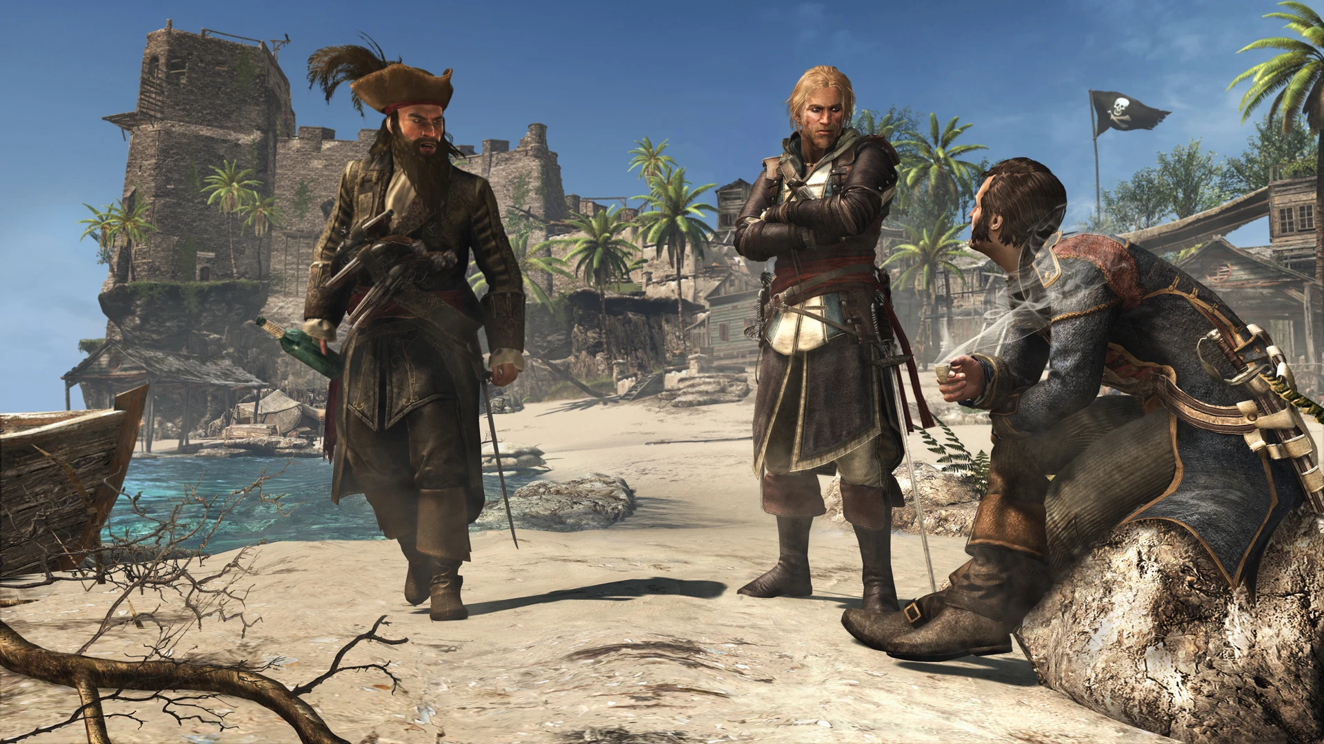 But despite the unknown landscape, here I was back in familiar territory, skipping through treetops, stalking through tall grass, and back-stabbing and swashbuckling enemy foes like an old pro