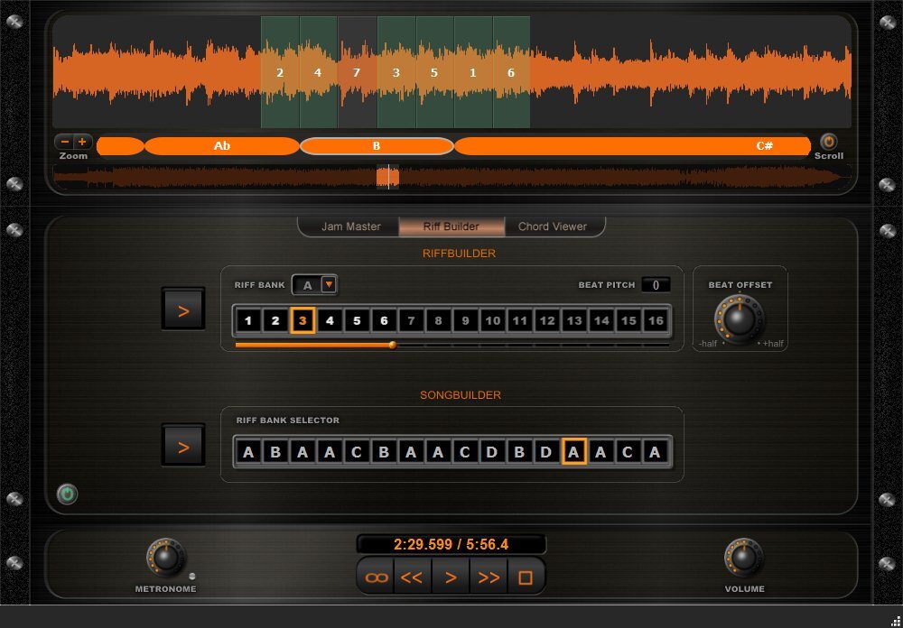 Riffstation's Riff Builder tool