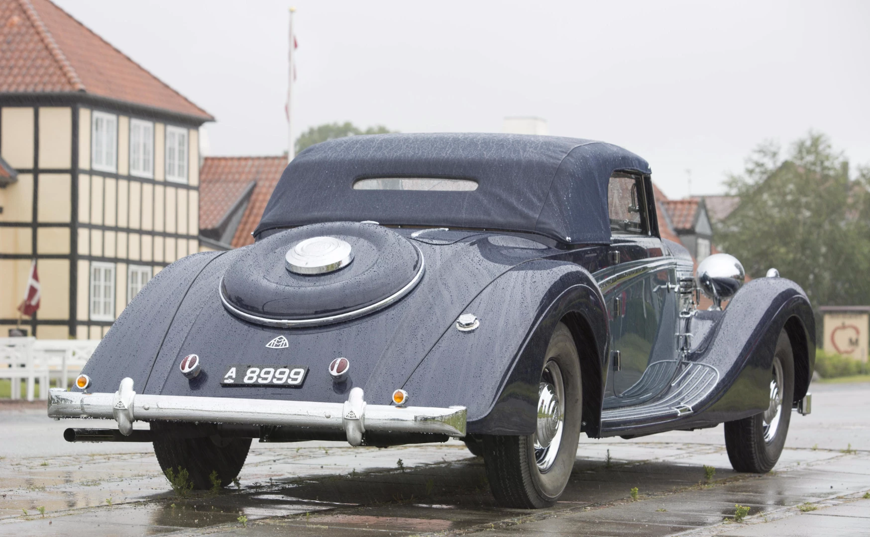 This 1937 MAYBACH SW-38 'SPECIAL ROADSTER' sold for DKK 7,475,000 at Bonham's Frederiksen Collection auction on 26 September, 2015