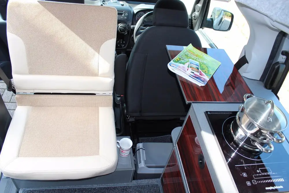 Wheelhome relies on electrical cooking equipment to eliminate the need for fuel and flame