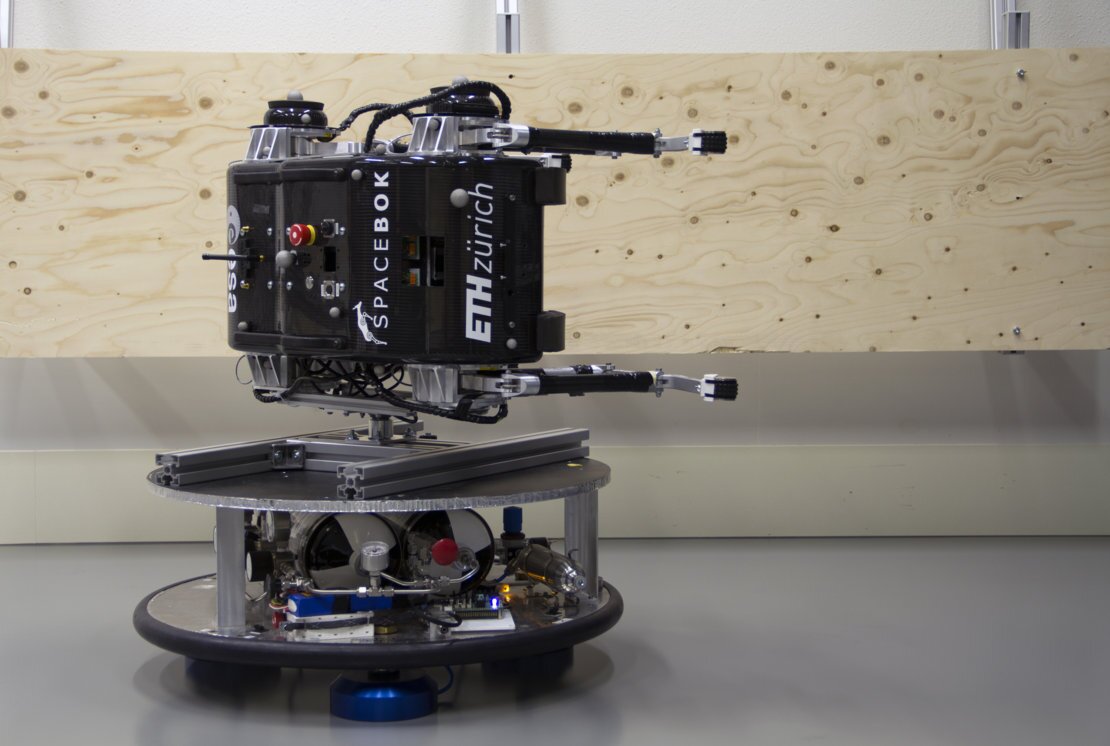 Robot mounted sideways