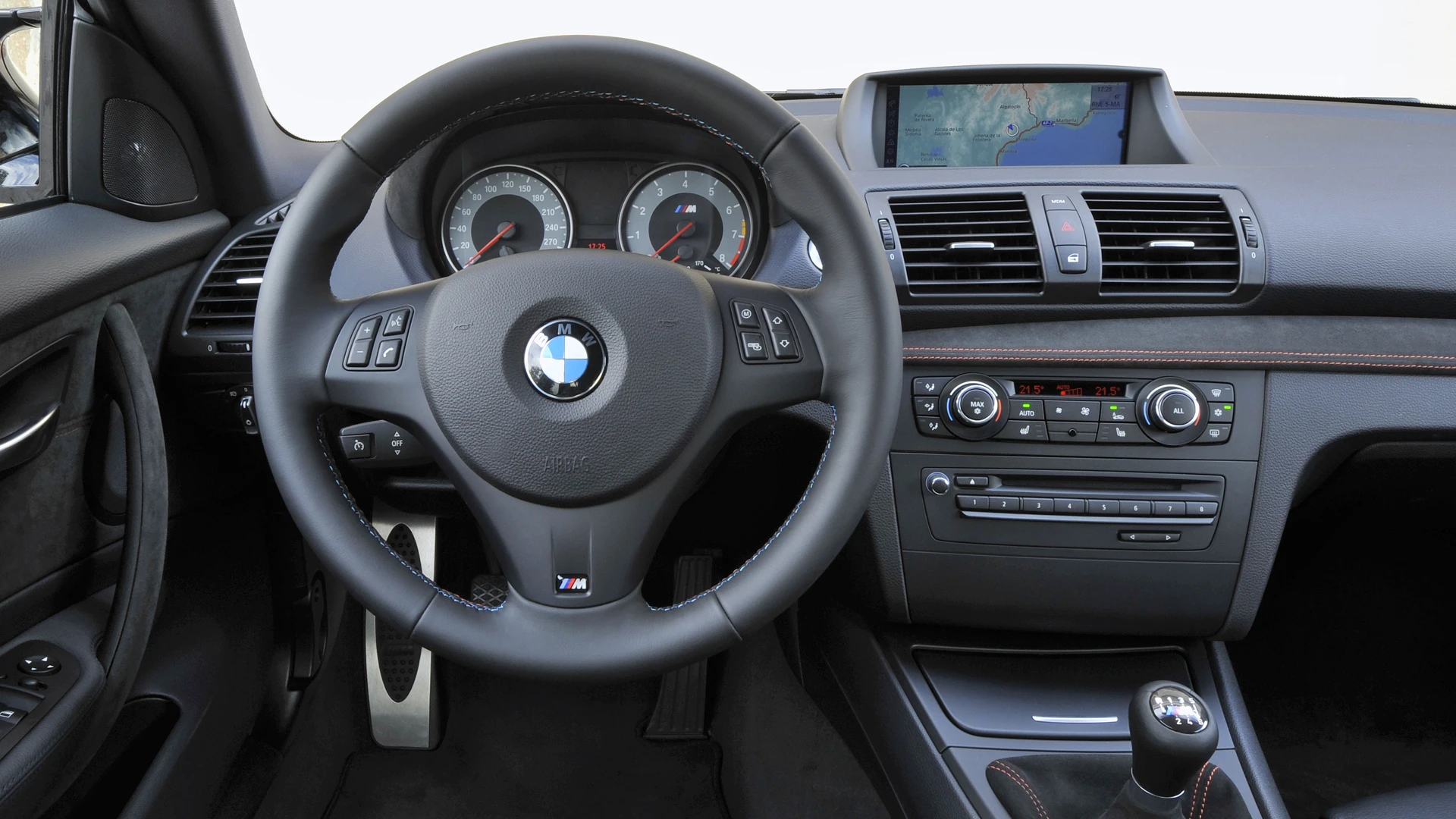 The BMW 1 Series M Coupe interior