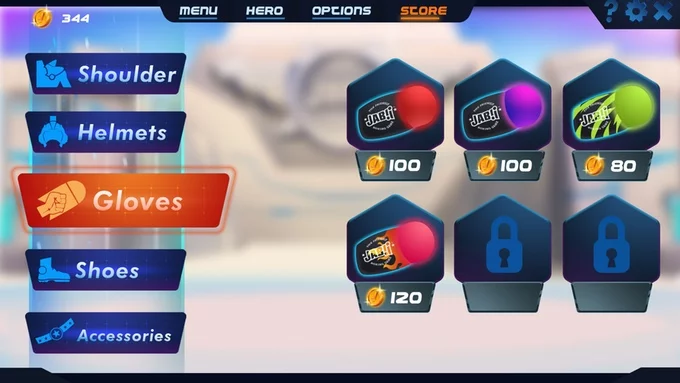 The mobile game side of the Jabbi system allows players to progress their characters, and unlock new gear