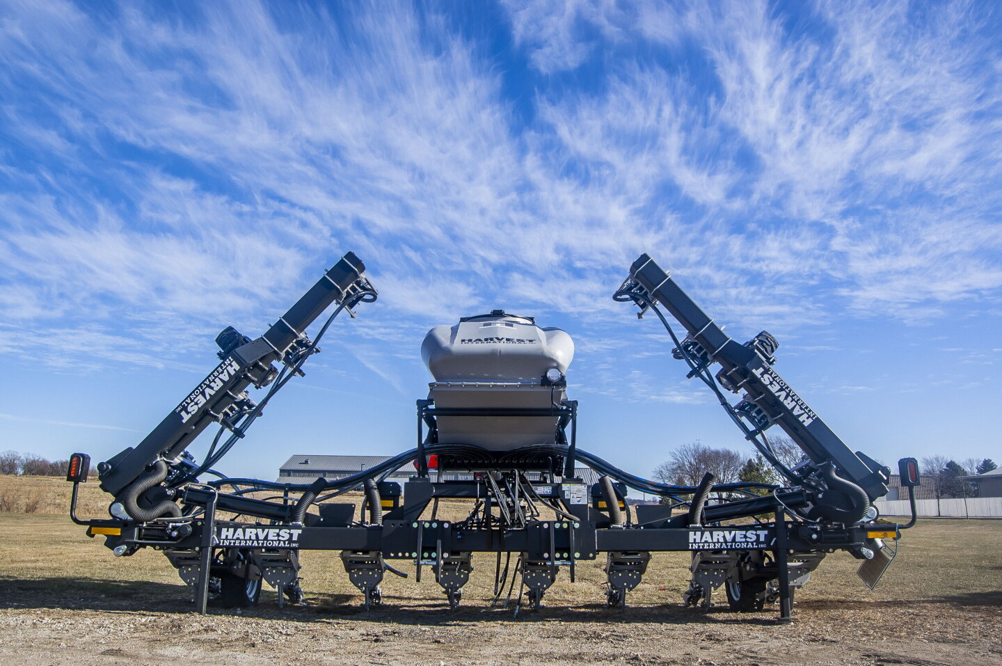 BFX's parent company Harvest International has a long history of building big-ass heavy-duty ag machines like this vertical fold planter