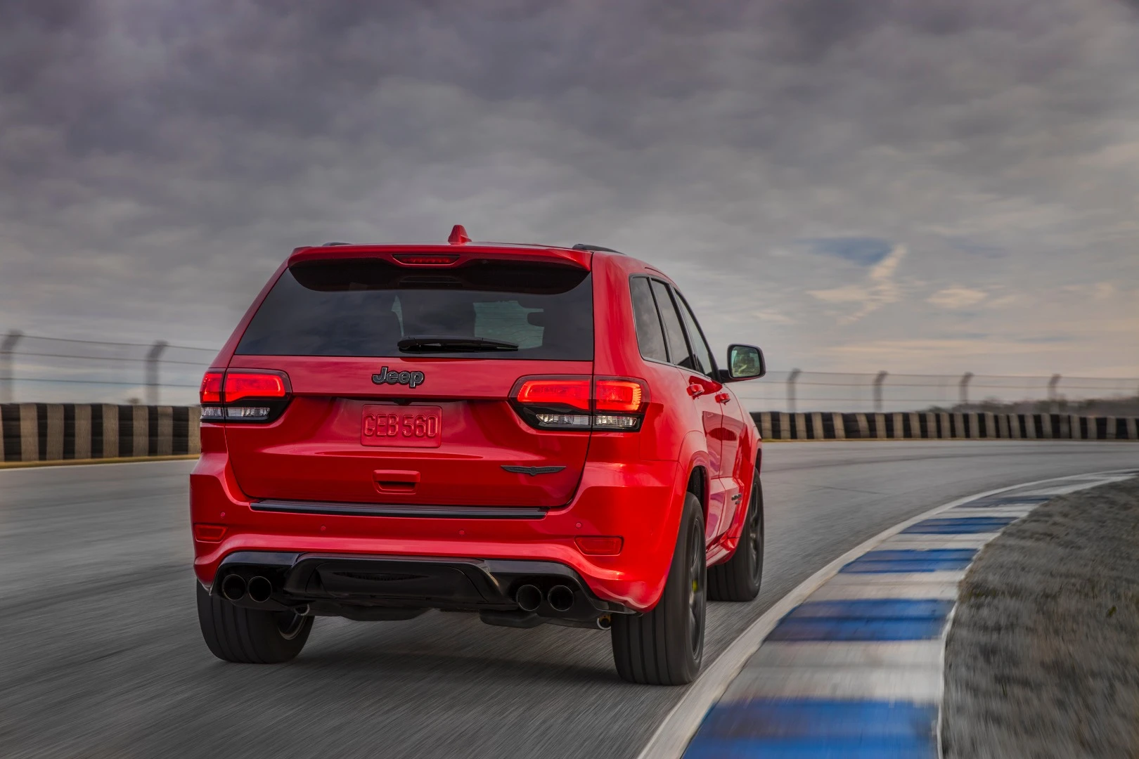 A launch control system helps the Trackhawk driver push the acceleration limit