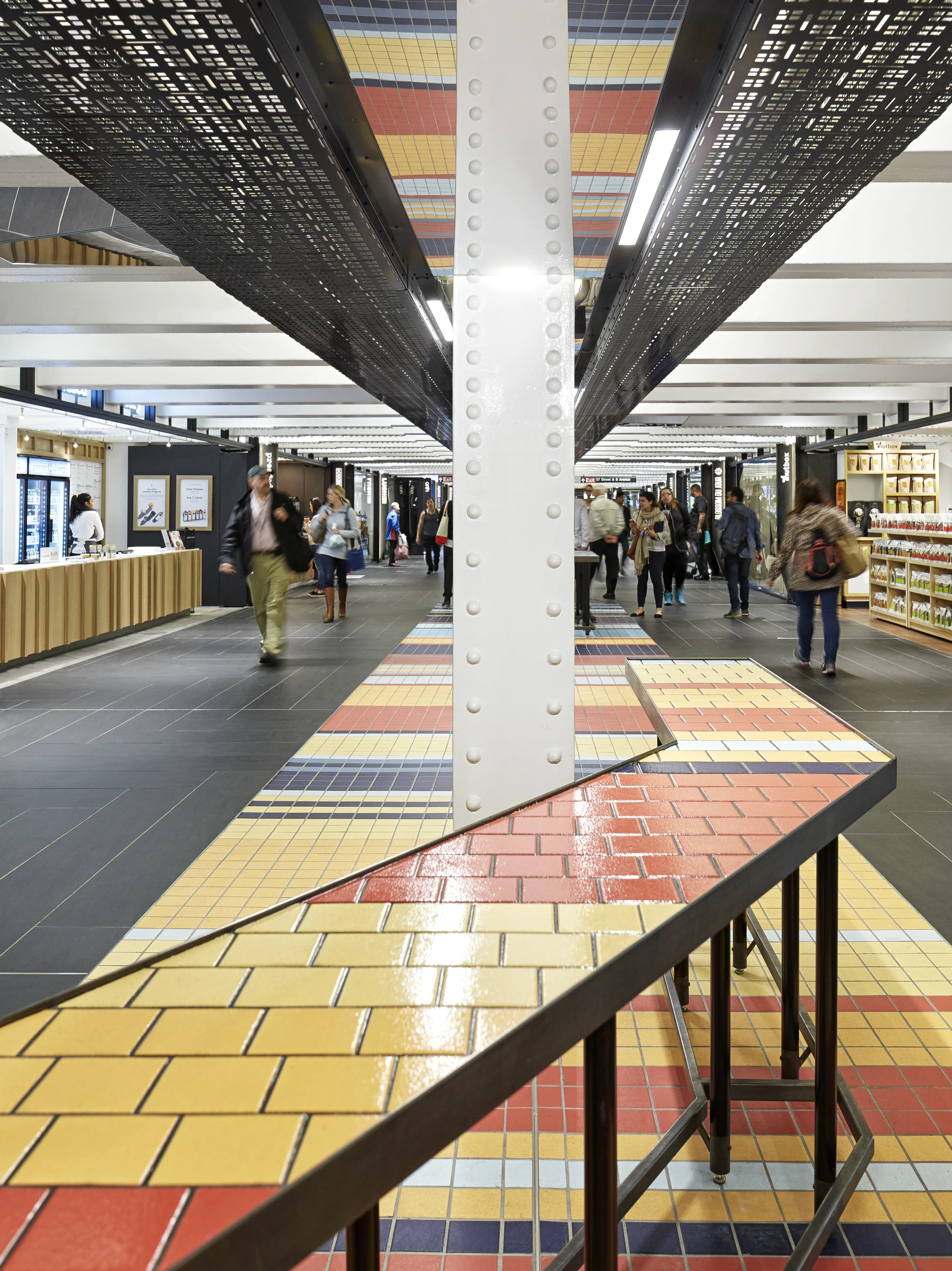 Merit in the Interiors category of the AIANY 2019 Design Awards: Turnstyle, by Architecture Outfit
